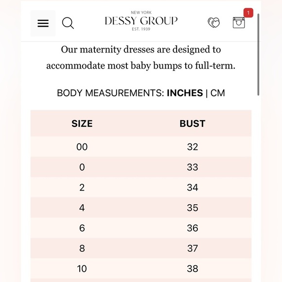 Dessy Maternity Dress Lilac Haze - Picture 4 of 4